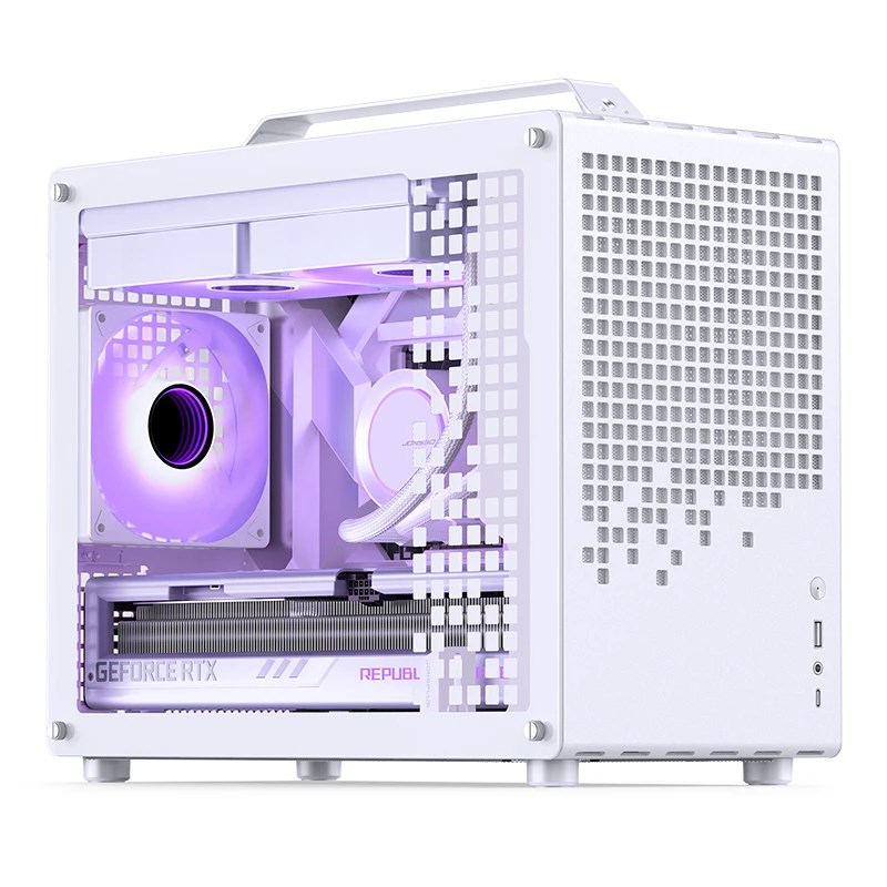 Kućište za računalo JONSPLUS MATX Handle Case Z20 - bijelo-2