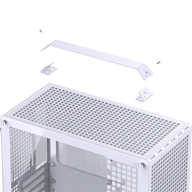 Kućište za računalo JONSPLUS MATX Handle Case Z20 - bijelo-7
