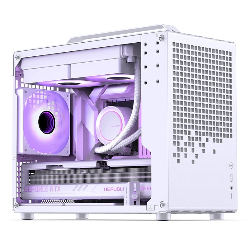 Kućište za računalo JONSPLUS MATX Handle Case Z20 - bijelo-13