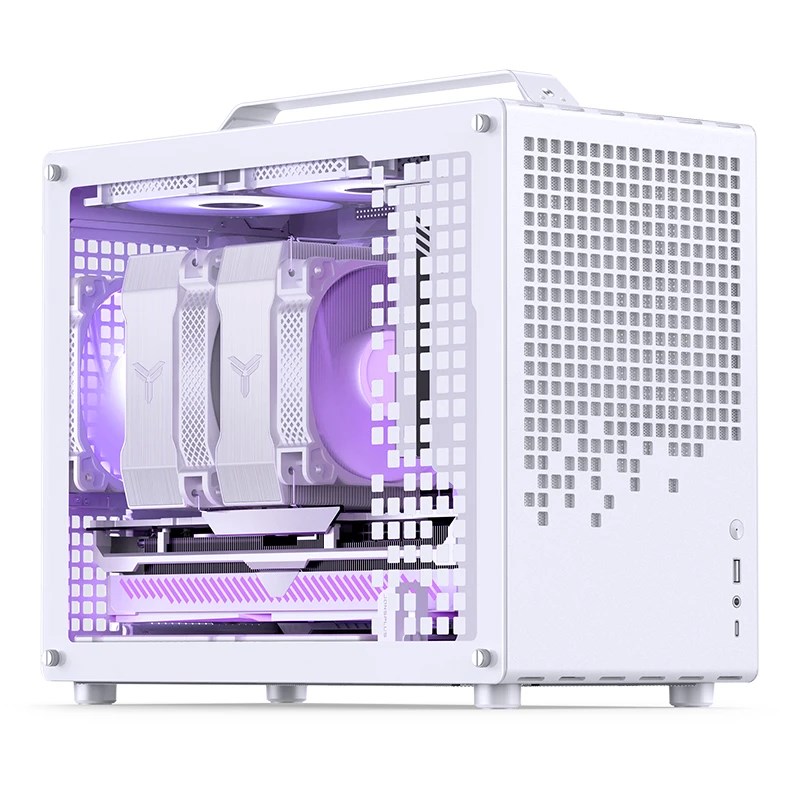 Kućište za računalo JONSPLUS MATX Handle Case Z20 - bijelo-3
