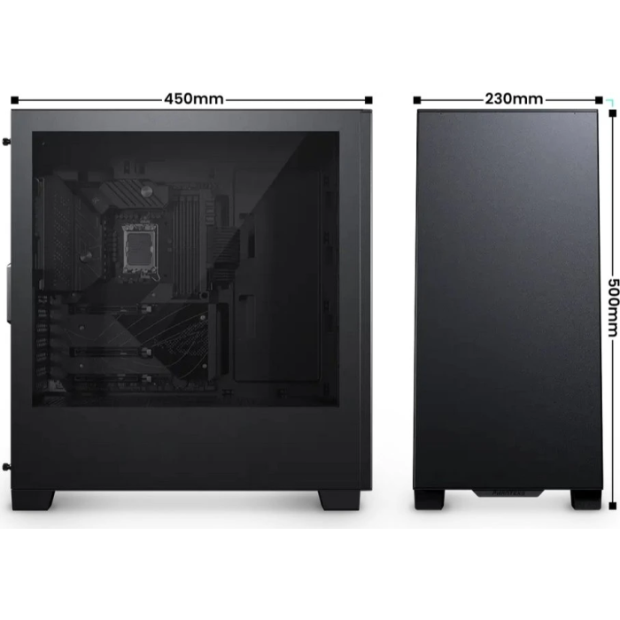 Kućište PHANTEKS XT Series Pro Ultra ATX Case, zatvorena ploča, 120mm PWM ventilator x 3, crna-10
