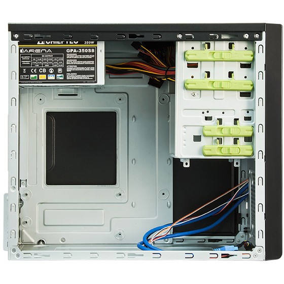 Kućište CHIEFTEC XT-01B-350GPB (mini tower, crna, 350 W)-4