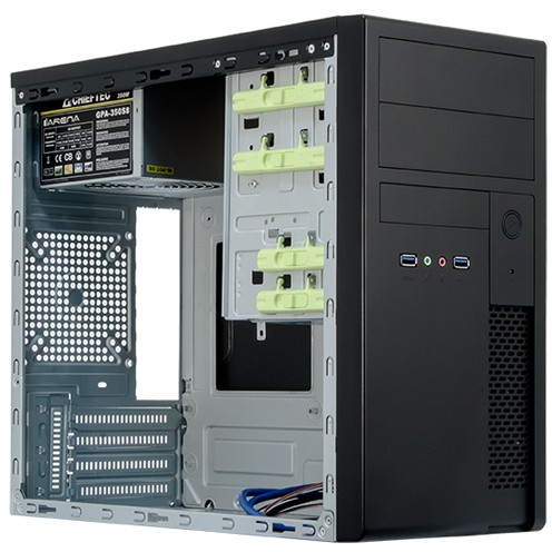 Kućište CHIEFTEC XT-01B-350GPB (mini tower, crna, 350 W)-5