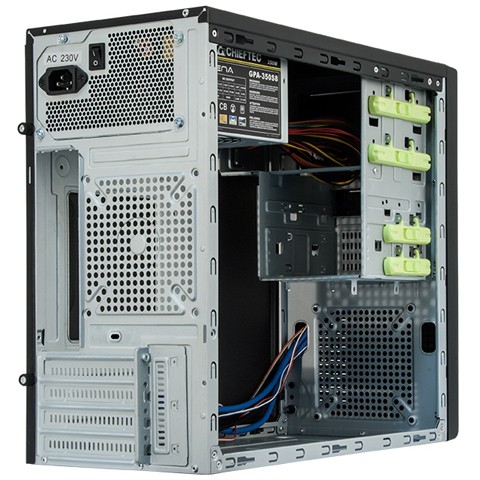 Kućište CHIEFTEC XT-01B-350GPB (mini tower, crna, 350 W)-6