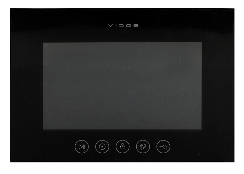 WiFi video portafon monitor VIDOS M11B-X (7" LCD, 1024x600, Tuya aplikacija, microSD) Crni-4