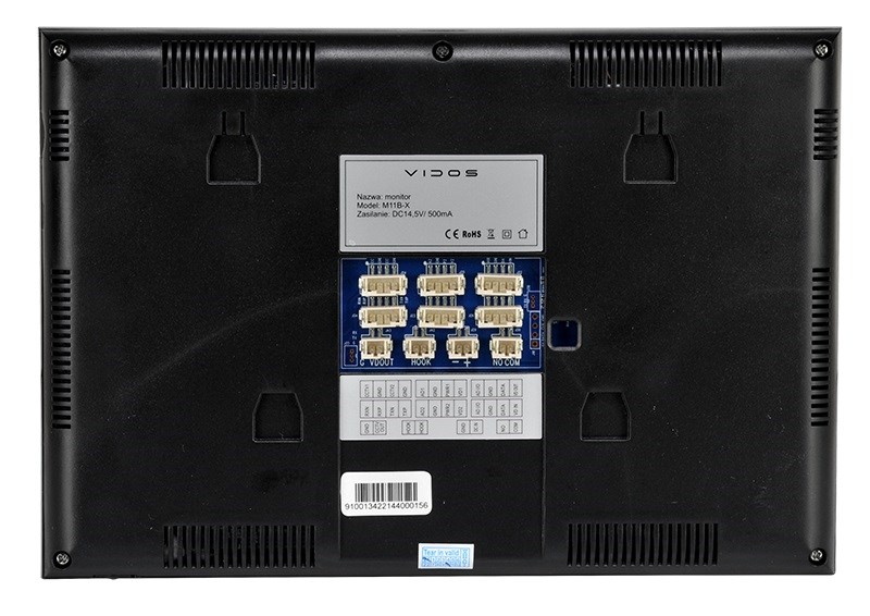 WiFi video portafon monitor VIDOS M11B-X (7" LCD, 1024x600, Tuya aplikacija, microSD) Crni-6