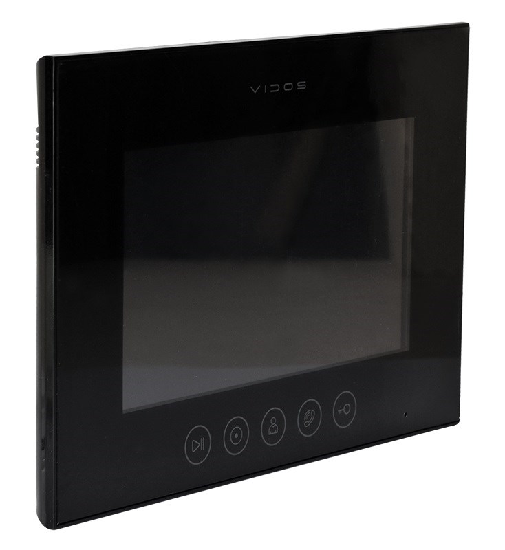 WiFi video portafon monitor VIDOS M11B-X (7" LCD, 1024x600, Tuya aplikacija, microSD) Crni-5