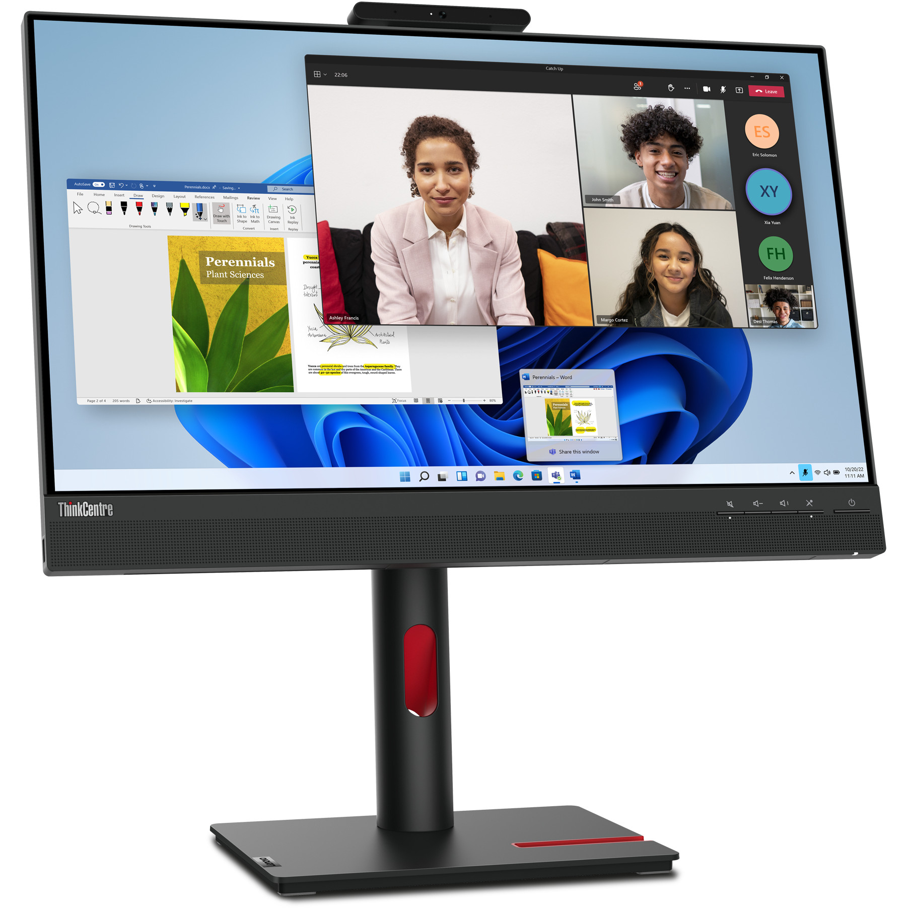 Monitor LENOVO ThinkCentre Tiny-In-One 24 (23.8", 1920 x 1080, IPS, 6 ms, HDMI/DP)-1