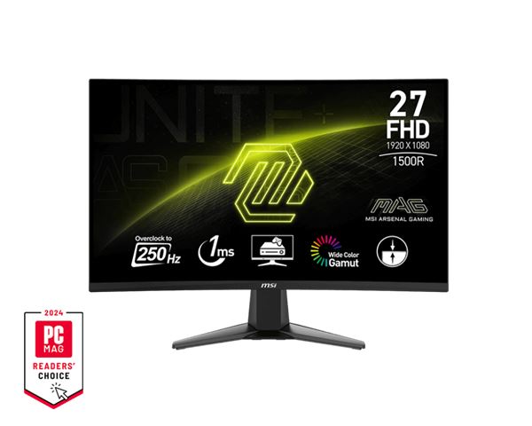 MSI MAG 27C6X computer monitor 68.6 cm (27") 1920 x 1080 pixels Full HD LCD Black-0