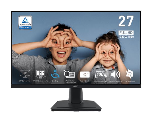Monitor MSI PRO MP275 (27", 1920 x 1080, IPS, 100 Hz, 4 ms, 300 cd/m2)-0