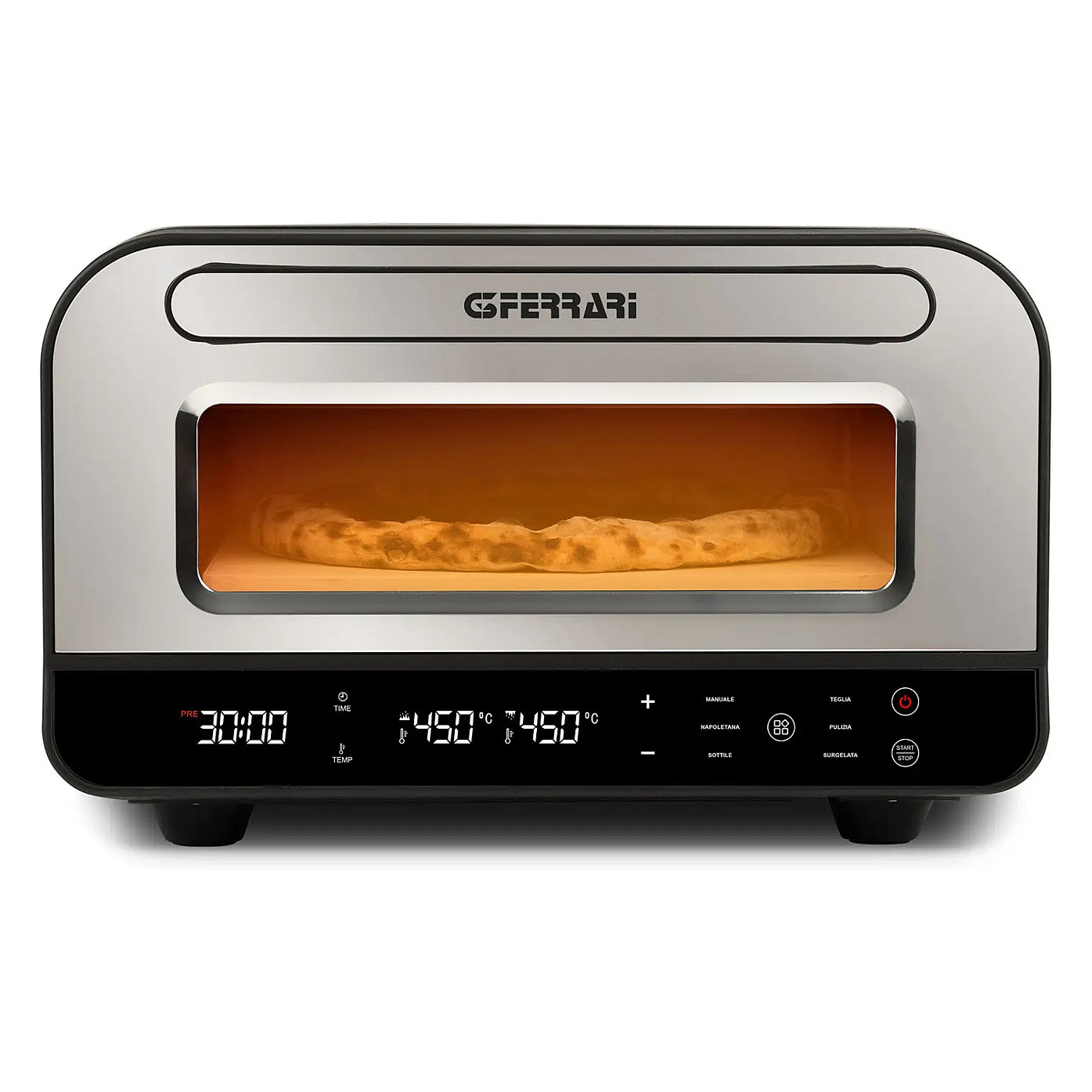 Piec do pizzy G3FERRARI G10204 (snaga 1600-1850 W, maksimalna temperatura 450 °C, maksimalni promjer pizze 32 cm)-10