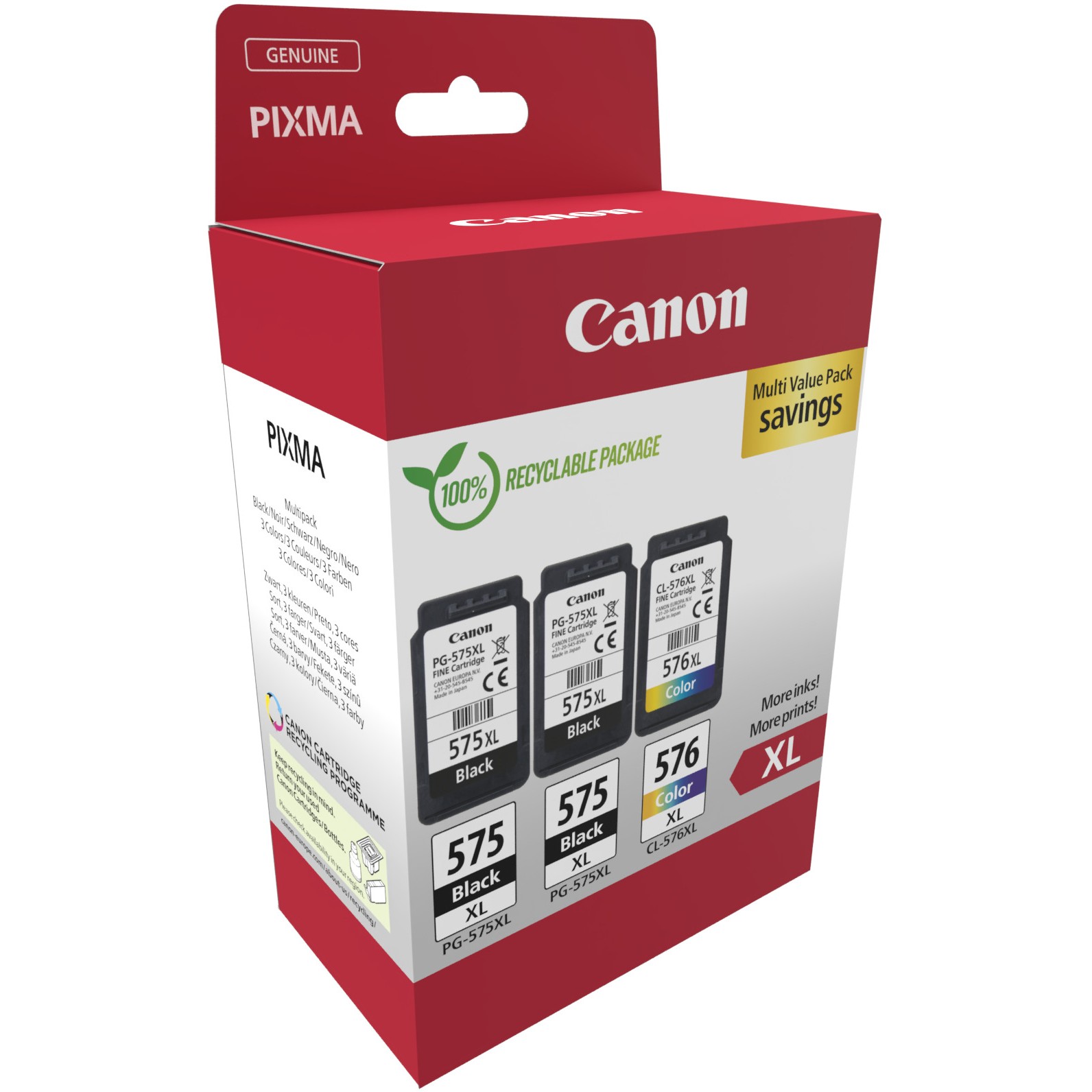 Patrona CANON PG-575-XL+CL-576XL (crna boja, boja)