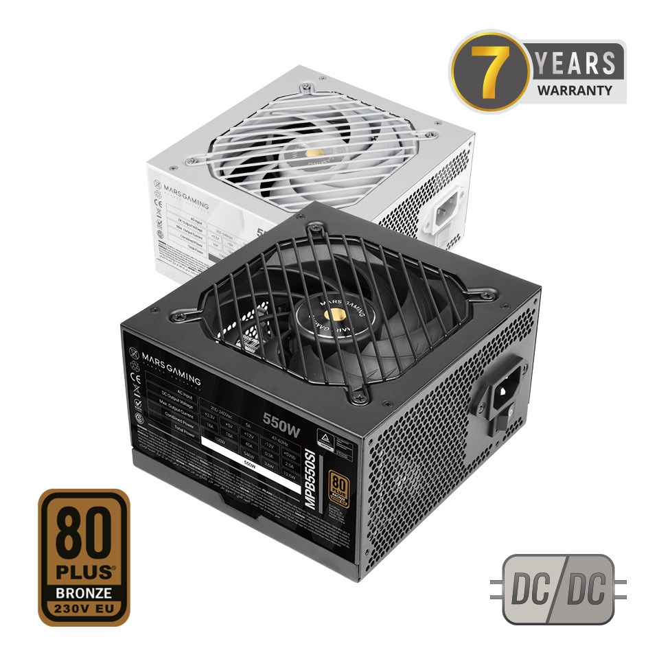 Napajanje TACENS Mars Gaming MPB750SI 750 W, 24-pin ATX, crna boja-0