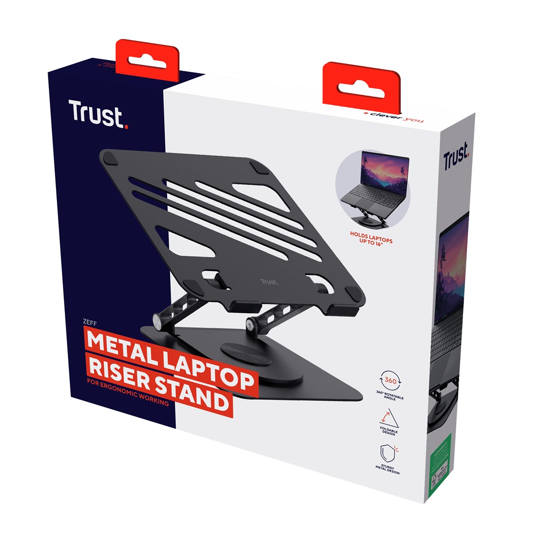 Trust Zeff Laptop stand Black 40.6 cm (16")-2