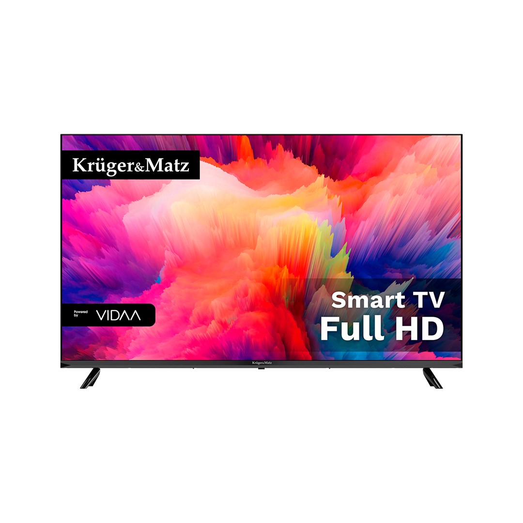 TV KRUGER& MATZ LED KM0243FHD-V2 VIDAA TV (108 cm, Full HD, Smart TV, DVB-S2/S/T2/T/C, H.265 Hevc)-0