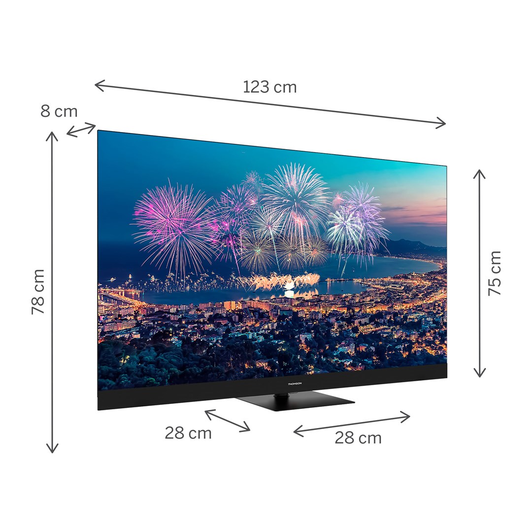 TV THOMSON QLED Q70 Series 55QG6C14 Google TV (139.7 cm, 4K Ultra HD, HDR10, Dolby Vision, Dolby Atmos, Smart TV)-1