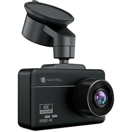 Navitel Dashcam with Wi-Fi, GPS-informer, and digital speedometer R980 4K IPS display 3''; 854x480; Touchscreen Maps included GPS (satellite)-0