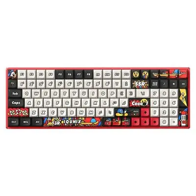 Bežična gaming tipkovnica IQUNIX F97 Graffiti Blaze (RGB, Moonstone Turbo Switches)-0