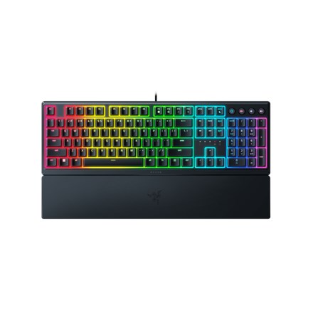 Razer Ornata V3 Gaming Keyboard, RGB LED light, US, Black, Wired, Mecha-Membrane-5