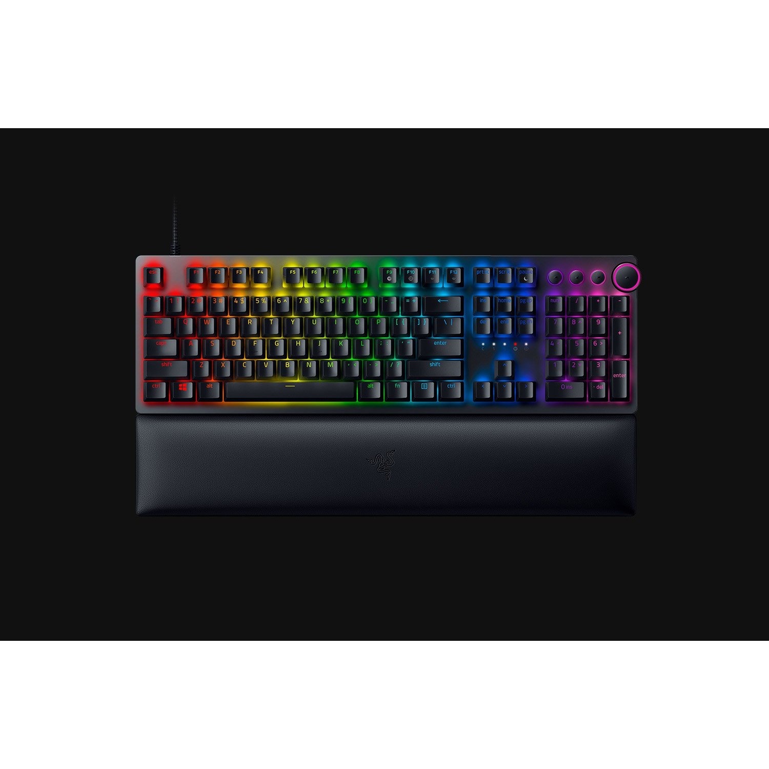 Tipkovnica RAZER Huntsman V2 (njemačka, mehanička, RGB, USB) – internacionalna non HR tipkovnica-1