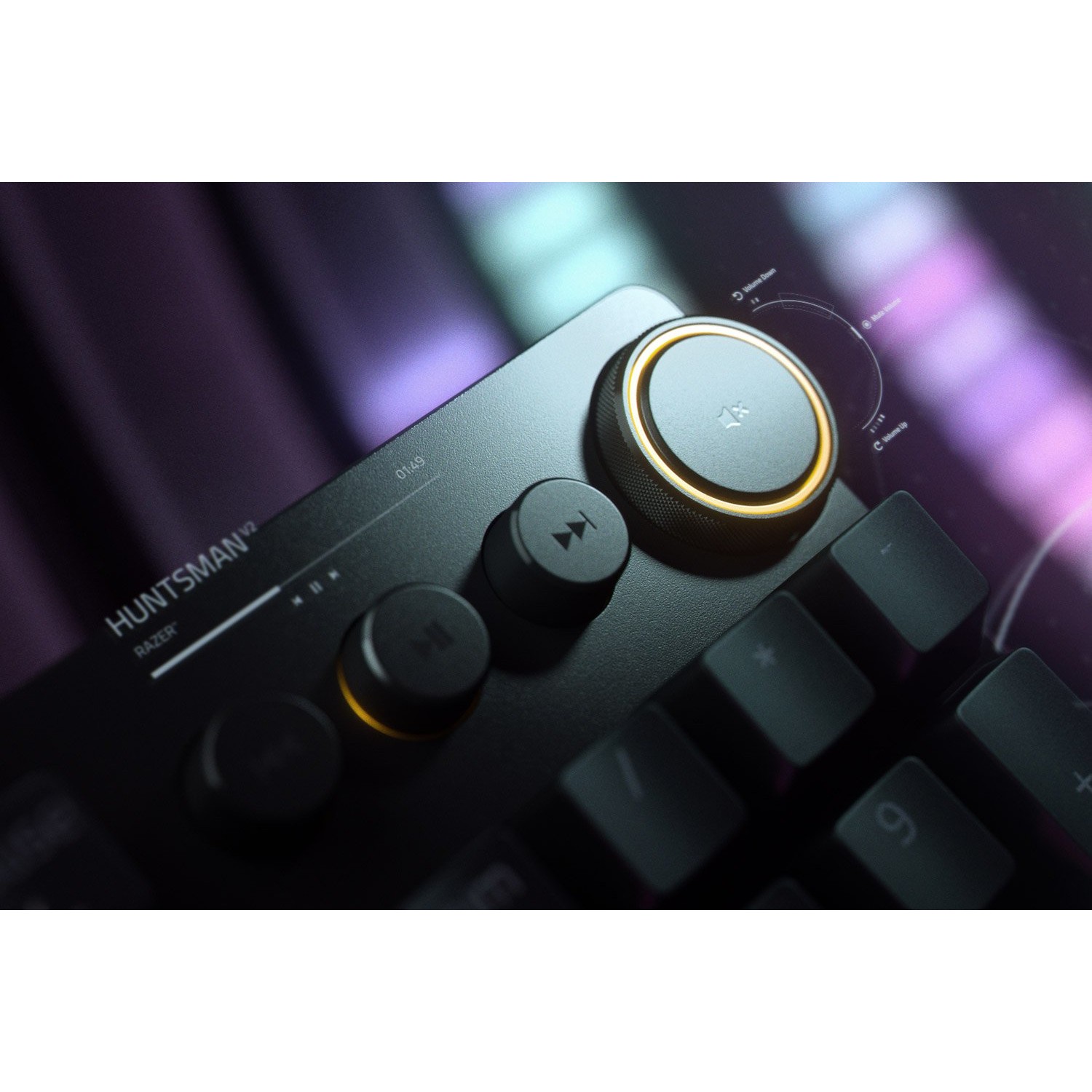 Tipkovnica RAZER Huntsman V2 (njemačka, mehanička, RGB, USB) – internacionalna non HR tipkovnica-4