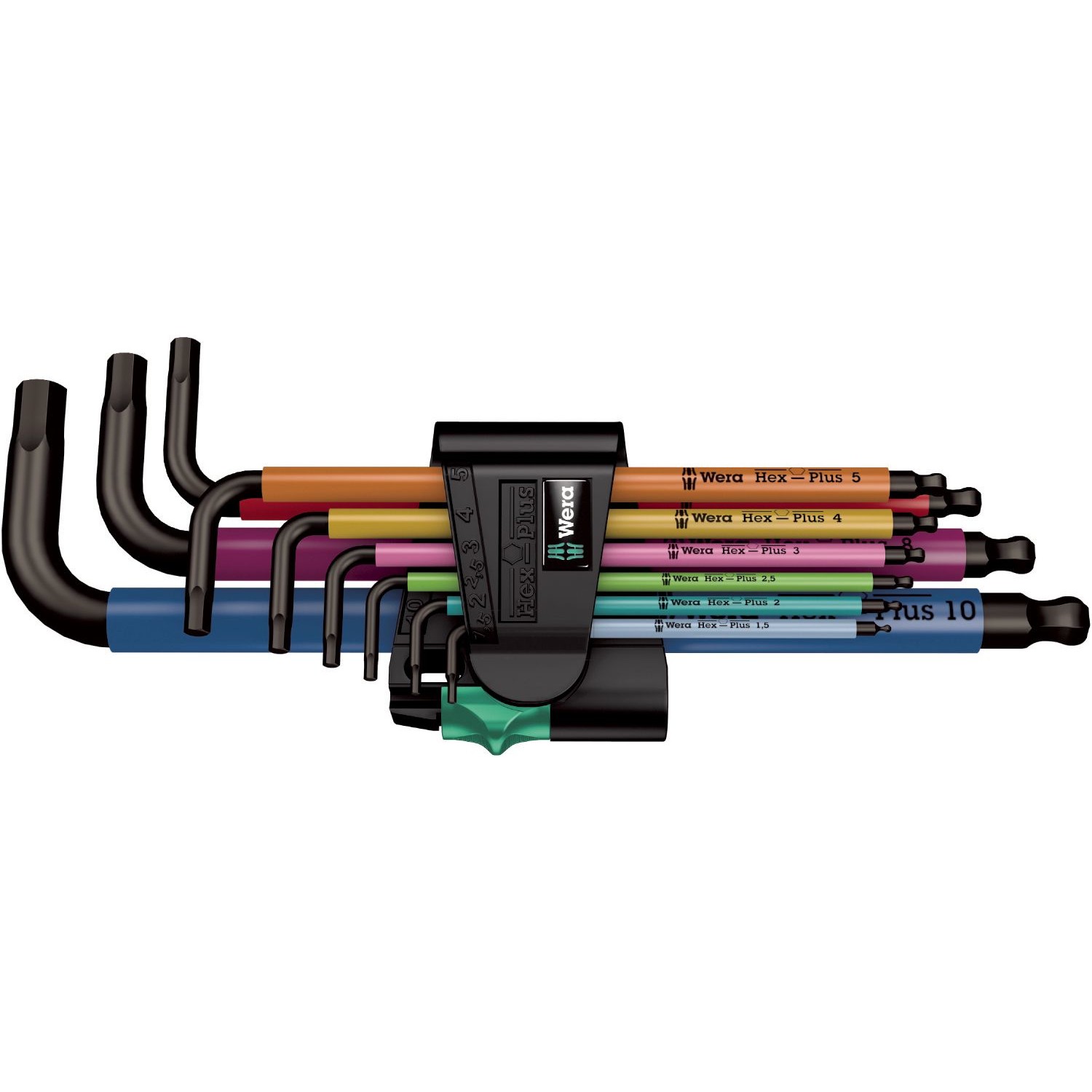 Set imbus ključeva WERA Multicolour (9-dijelni, nehrđajući čelik, s kuglastom glavom)-0