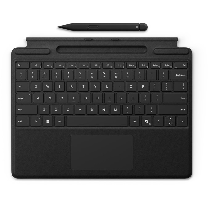 Microsoft Surface Pro Keyboard with Slim Pen for Business QWERTZ German Microsoft Cover port Black