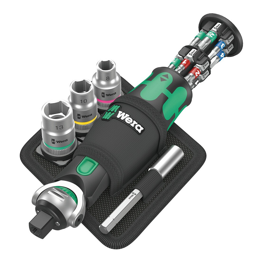 Garnitura nasadnih ključeva WERA 8008 A Zyklop Mini 2 (18-dijelna, 1/4")-0