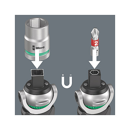 Garnitura nasadnih ključeva WERA 8008 A Zyklop Mini 2 (18-dijelna, 1/4")-3
