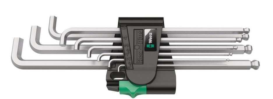 Wera 950/9 Hex-Plus 4 L-key set, metric, chrome-plated-1