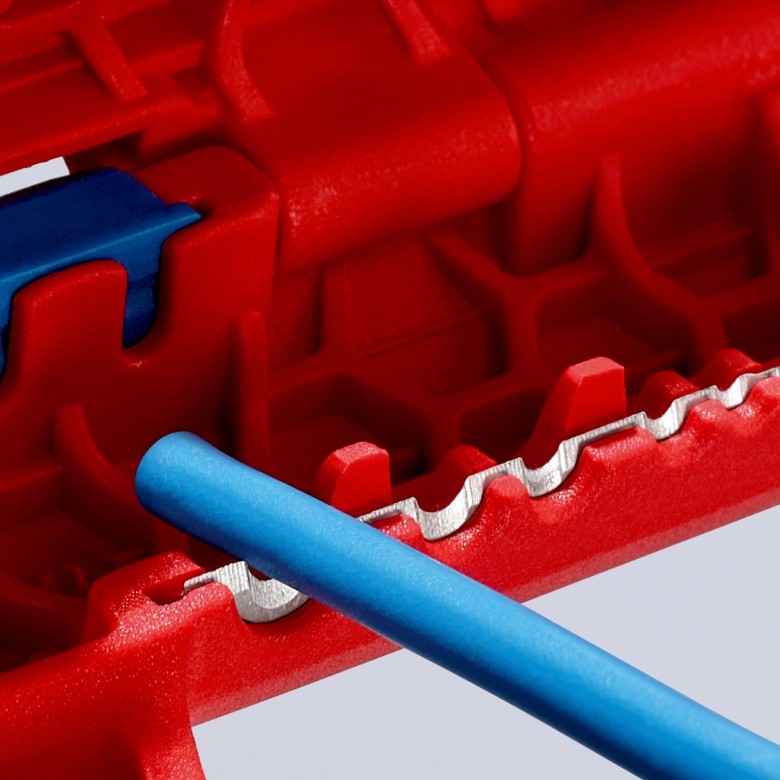Striper za kabele KNIPEX ErgoStrip (Plava, Crvena)-6