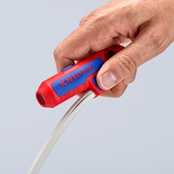 Striper za kabele KNIPEX ErgoStrip (Plava, Crvena)-12