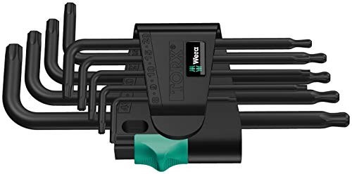 Set L-ključeva WERA 967/9 TX Multicolour 1 (9 kom, TORX, BlackLaser)-1