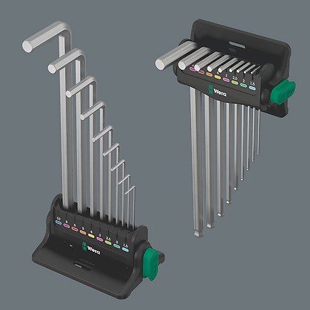 Set imbus ključeva WERA 950/9 Hex-Plus Multicolour HF 1 (9 komada, metrički, s funkcijom držanja)-0