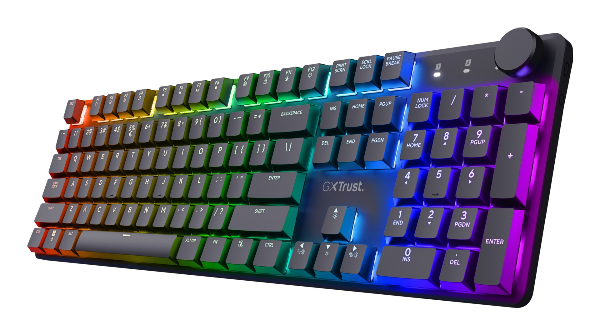 Tipkovnica TRUST GXT 868 TORIX bežična, gaming, US-0