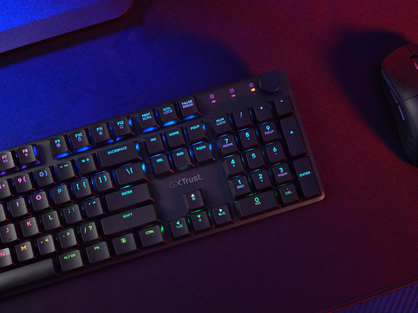 Tipkovnica TRUST GXT 868 TORIX bežična, gaming, US-7