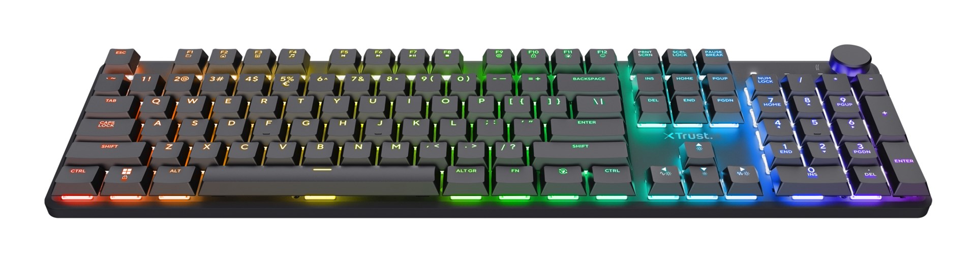 Tipkovnica TRUST GXT 868 TORIX bežična, gaming, US-1