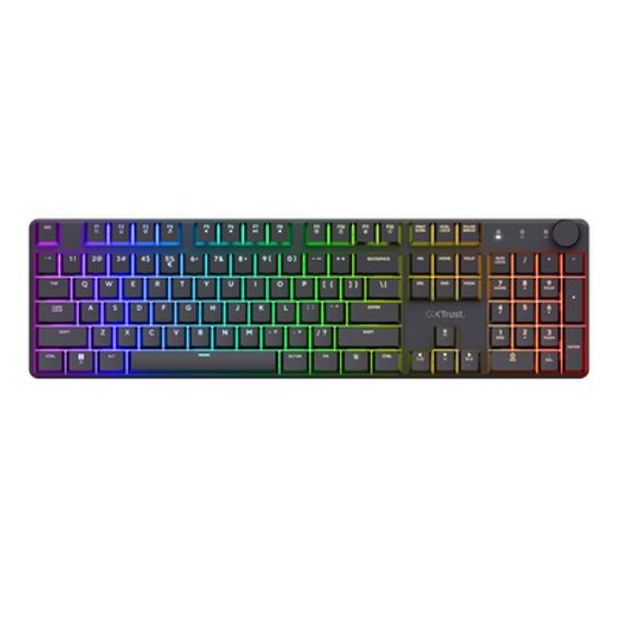 Tipkovnica TRUST GXT 868 TORIX bežična, gaming, US-0