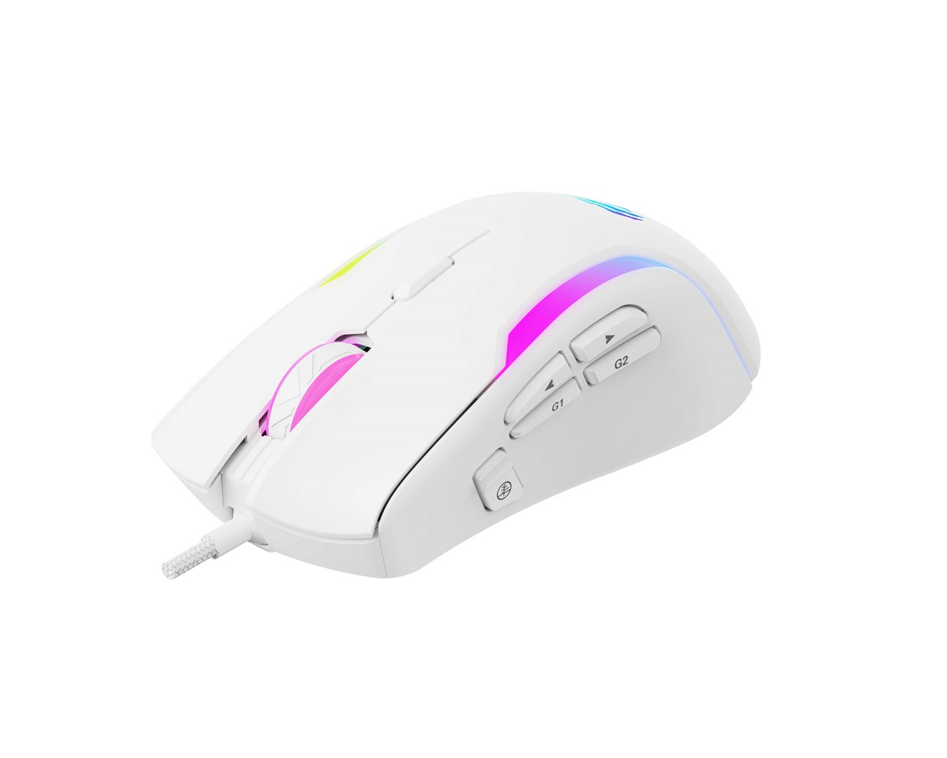 Gaming miš HAVIT MS1033 žičani, RGB, bijela boja-4