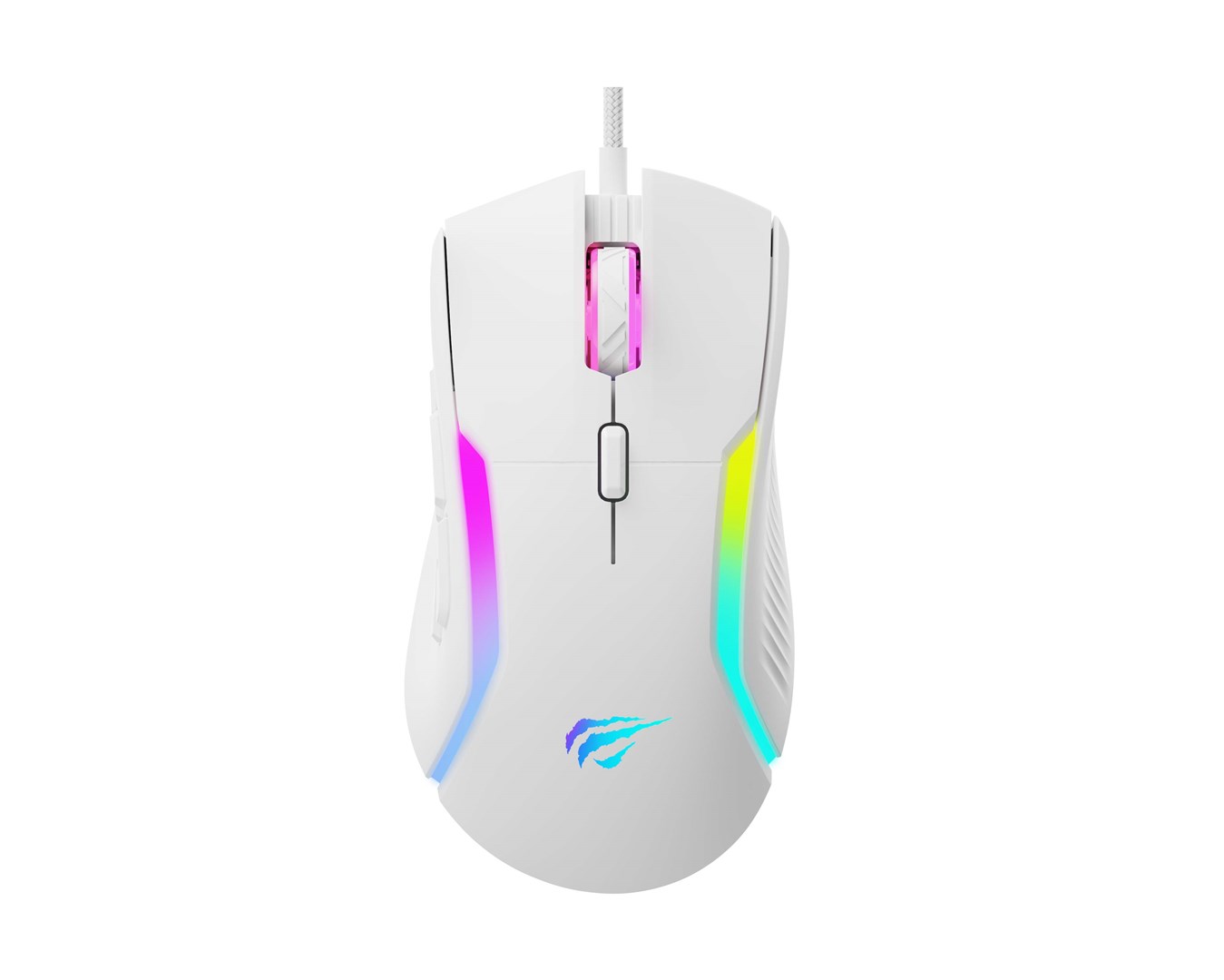 Gaming miš HAVIT MS1033 žičani, RGB, bijela boja-0