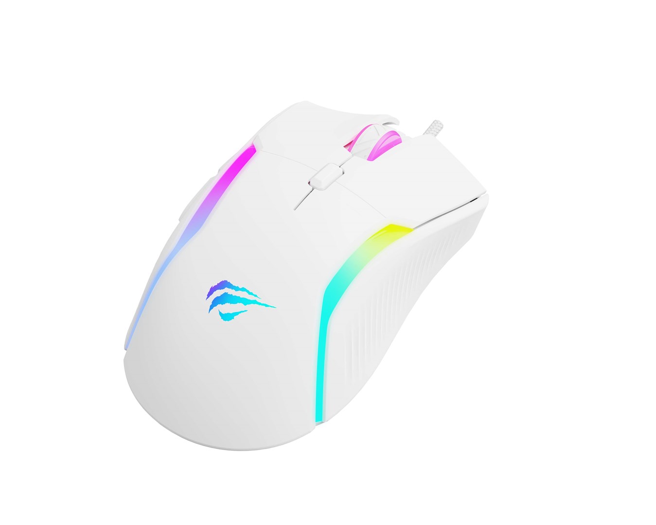 Gaming miš HAVIT MS1033 žičani, RGB, bijela boja-2