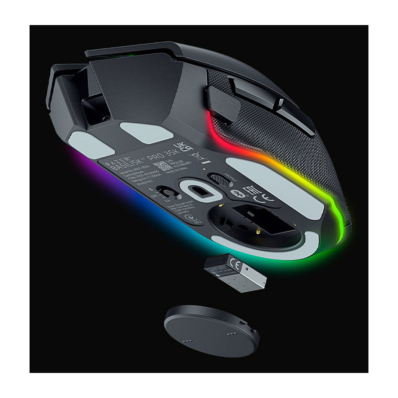 Gaming miš RAZER Basilisk V3 Pro (bežični, 30000 DPI) crna boja-1