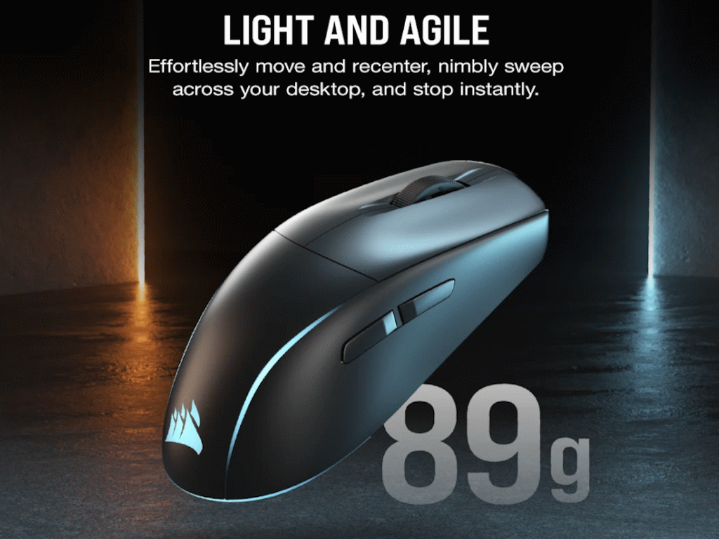 Corsair M75 mouse Gaming Ambidextrous RF Wireless Optical 26000 DPI-6