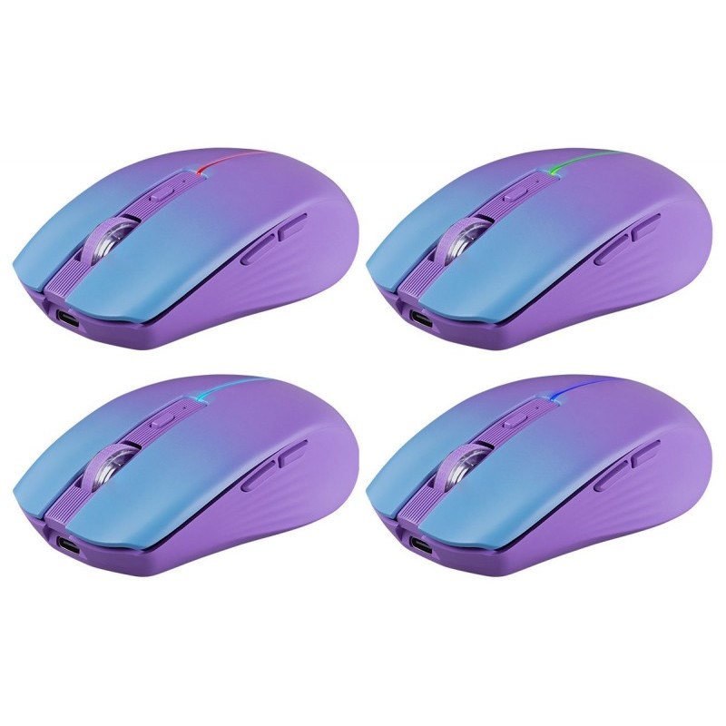 Miš DEFENDER MYSTERY MM-301 RF+BT ljubičasti 1600dpi 6P-1