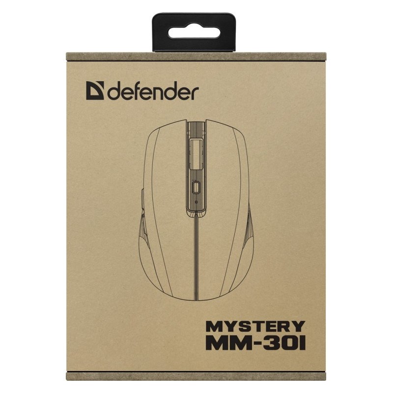 Miš DEFENDER MYSTERY MM-301 RF+BT ljubičasti 1600dpi 6P-6