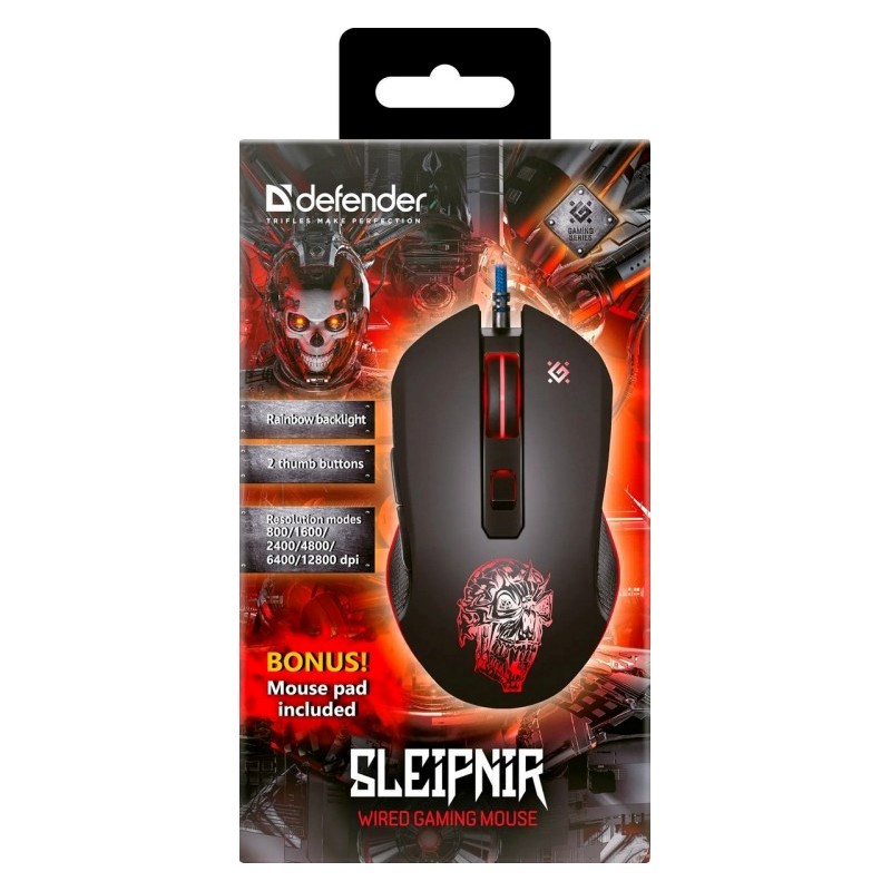 Gaming miš DEFENDER GM-927 Sleipnir (12800 DPI, RGB)-5