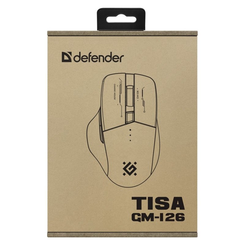 MOUSE DEFENDER GM-126 TISA RF+BT OPTIC 1600dpi 6P WHITE-4