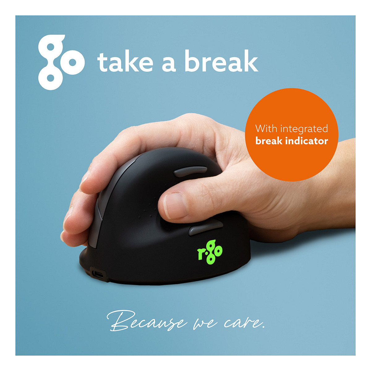 Ergonomski miš R-GO TOOLS R-Go HE Break (veličina M, desnoruki, Bluetooth, crni)-7
