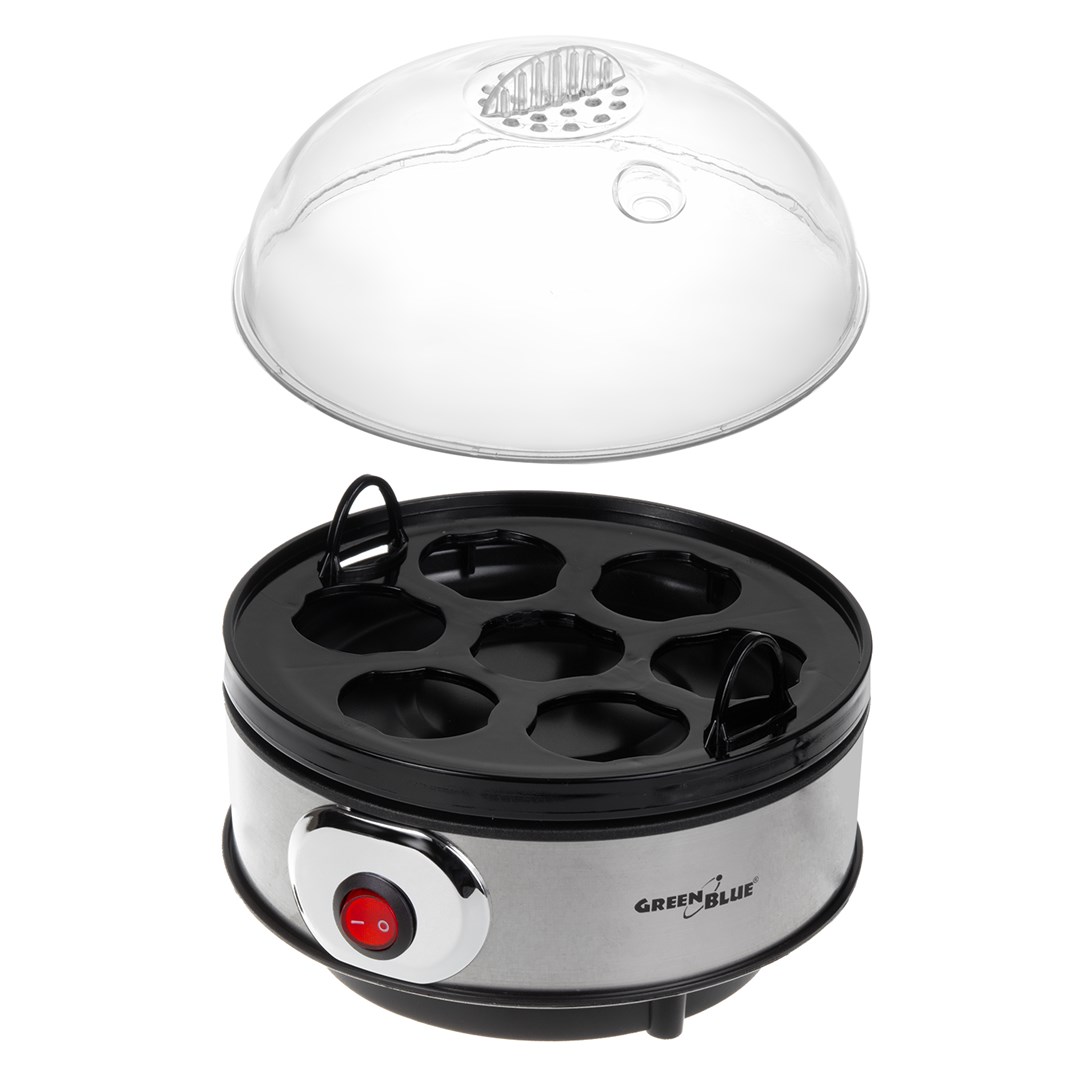 GreenBlue automatic egg cooker, 400W power, up to 7 eggs, measuring cup, 220-240V~, 50 Hz, GB572-4