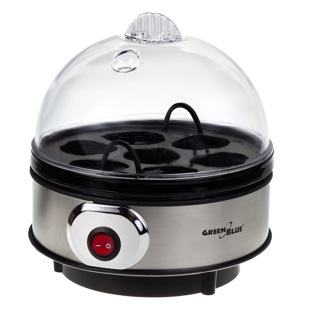 GreenBlue automatic egg cooker, 400W power, up to 7 eggs, measuring cup, 220-240V~, 50 Hz, GB572-0